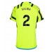 Arsenal William Saliba #2 Bortedrakt Dame 2023-24 Korte ermer